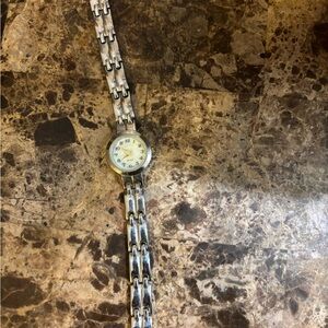 Silver and Gold Two-Tone Watch